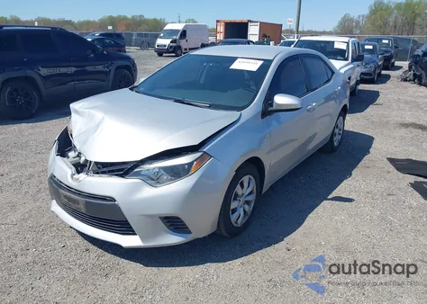 2015 Toyota Corolla Le из США, поврежденный, VIN 2T1BURHE1FC389229